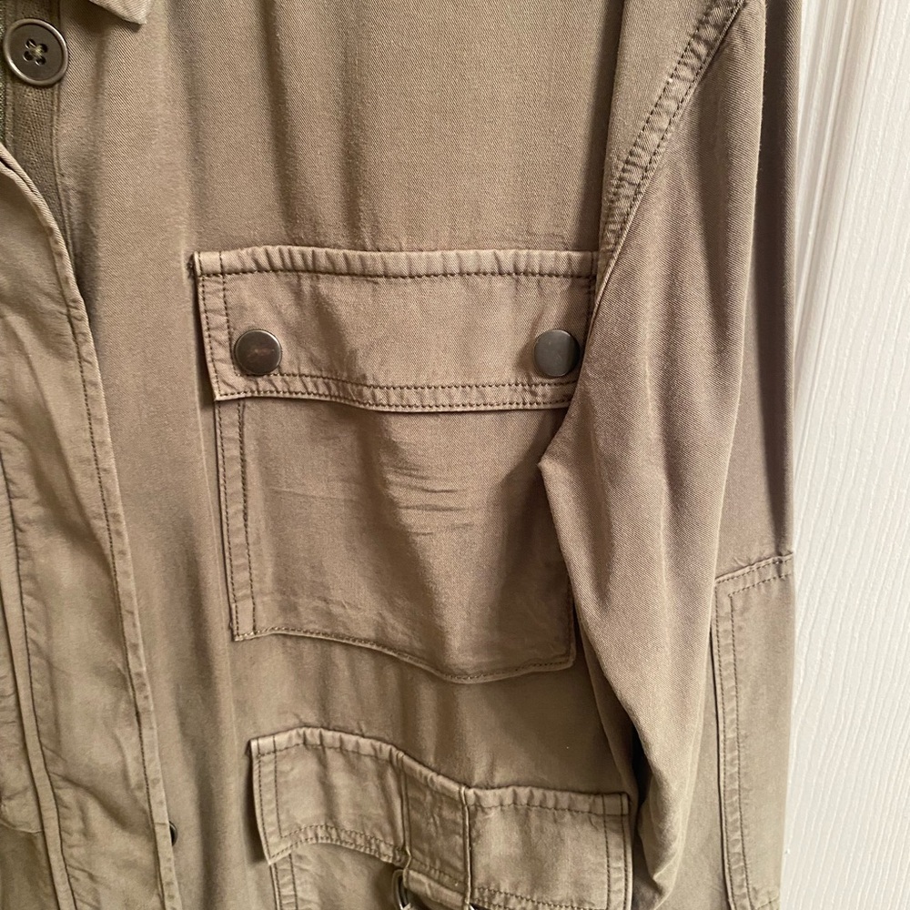 Kut from the Kloth Ingrid Olive Utility Jacket - Picture 6 of 8